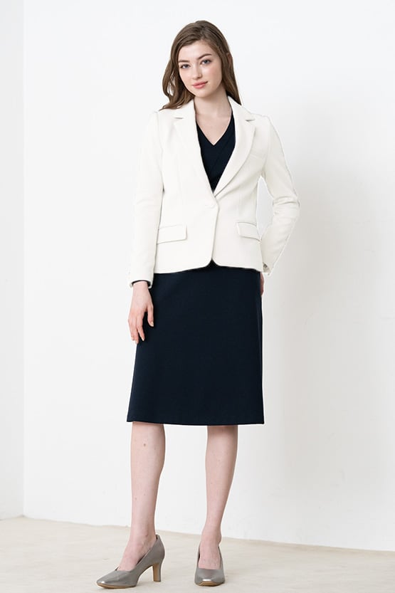 Double Jersey: Double Jersey Stretch Blazer Jacket