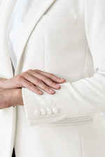 Double Jersey: Double Jersey Stretch Blazer Jacket