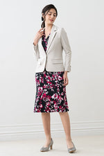 Double Jersey: Double Jersey Stretch Blazer Jacket