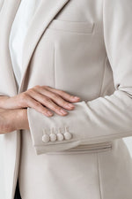 Double Jersey: Double Jersey Stretch Blazer Jacket