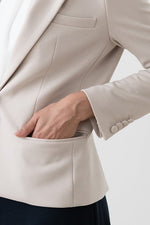 Double Jersey: Double Jersey Stretch Blazer Jacket