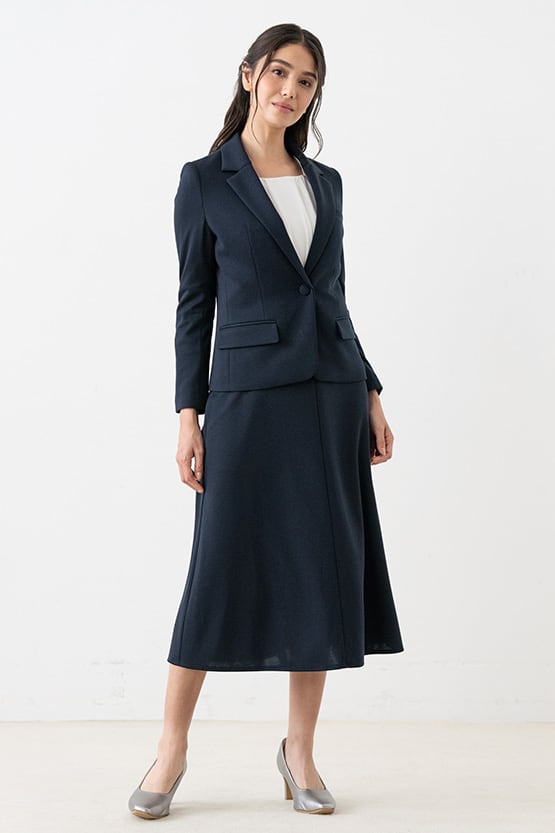 Double Jersey: Double Jersey Stretch Blazer Jacket