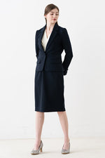 Double Jersey: Double Jersey Stretch Blazer Jacket