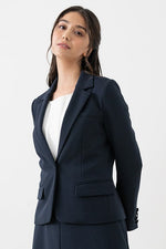 Double Jersey: Double Jersey Stretch Blazer Jacket