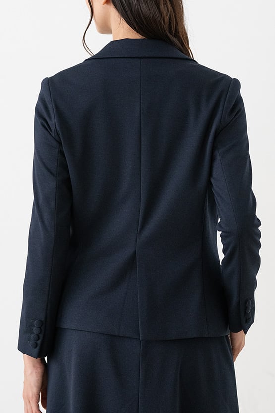 Double Jersey: Double Jersey Stretch Blazer Jacket