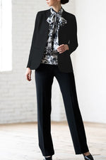 Smart Stretch Long Collarless Jacket
