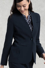 Smart Stretch Long Collarless Jacket