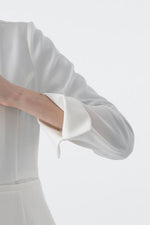 Smart Stretch Front Hook Collarless Jacket