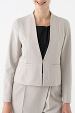 Smart Stretch Front Hook Collarless Jacket