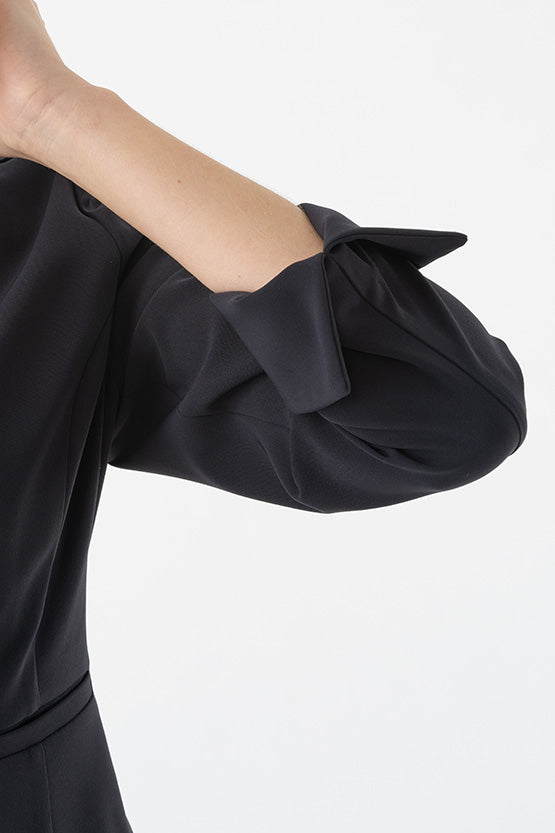 Smart Stretch Front Hook Collarless Jacket