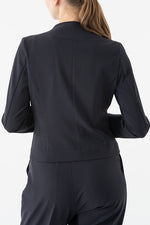Smart Stretch Front Hook Collarless Jacket