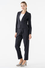 Smart Stretch Front Hook Collarless Jacket