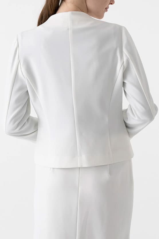 Active Cool: Front Hook Collarless Jacket