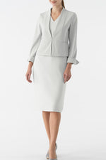 Active Cool: Front Hook Collarless Jacket