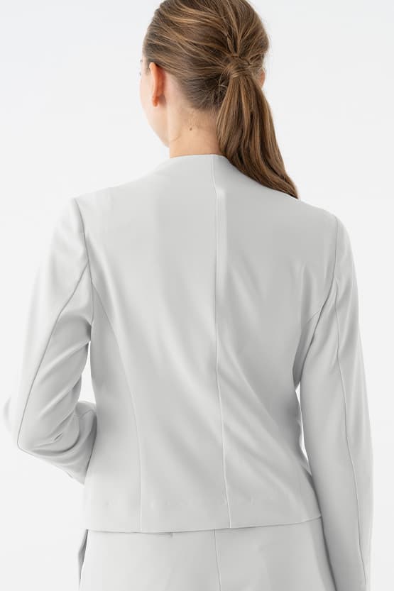 Active Cool: Front Hook Collarless Jacket