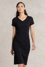 Smart Stretch V-neck I-line Dress