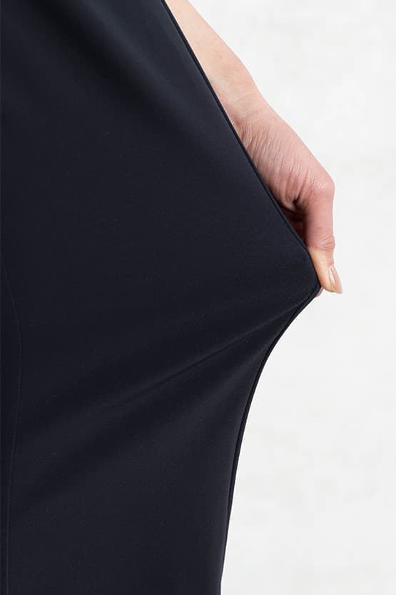 Smart Stretch V-neck I-line Dress