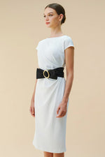 Active Cool: Active Cool White Sash T-Dress