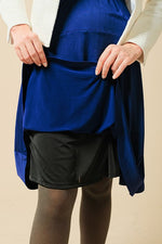 Brushed Back: Fleece-Lined Cache-Coeur Dress (With Anti-Static Petticoat)