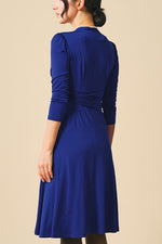 Brushed Back: Fleece-Lined Cache-Coeur Dress (With Anti-Static Petticoat)