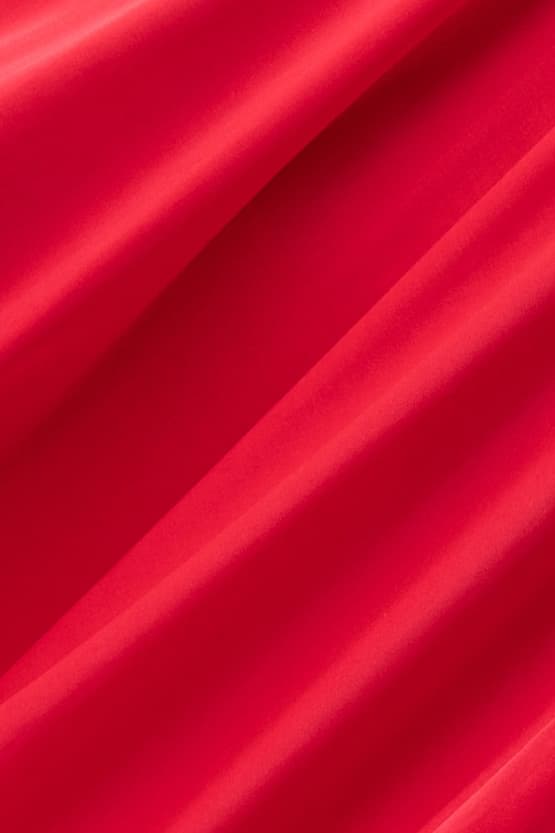 Silk-Like Wrap Dress