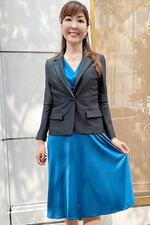 Silk-Like Wrap Dress