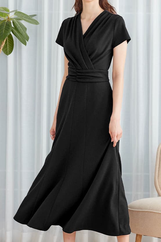 Hard-Twist Stretch / Cool Touch: Cool Twist Long Marilyn Dress