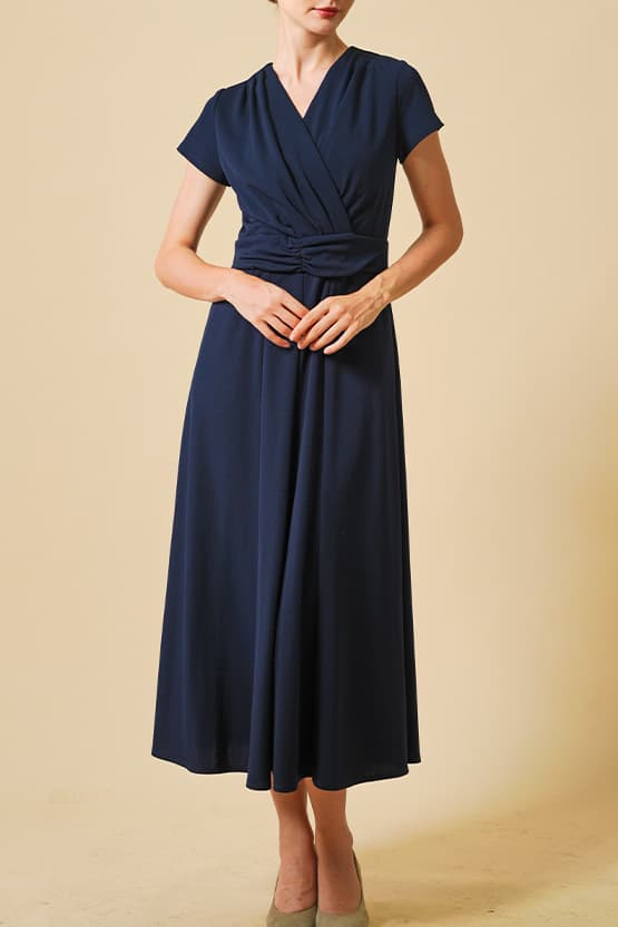 Hard-Twist Stretch / Cool Touch: Cool Twist Long Marilyn Dress