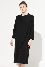 Effortless Ponte: Effortless Ponte Cowl Neck Dress