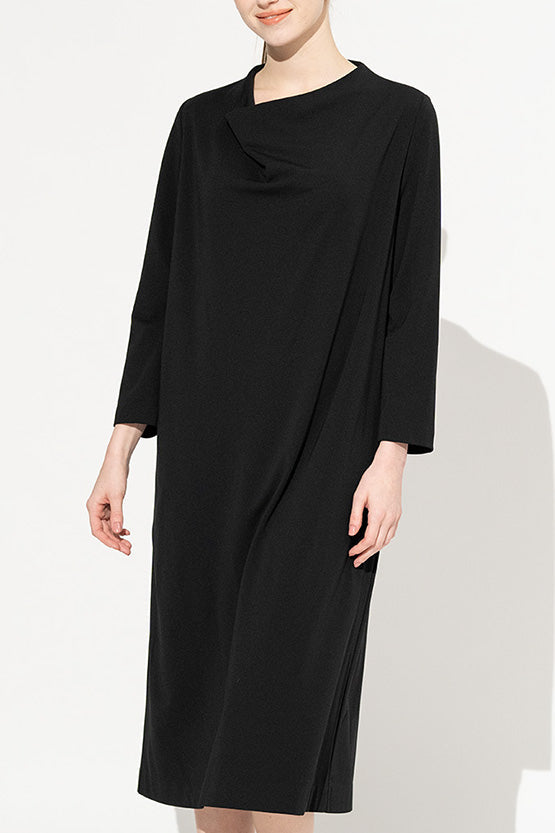 Effortless Ponte: Effortless Ponte Cowl Neck Dress