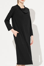 Effortless Ponte: Effortless Ponte Cowl Neck Dress