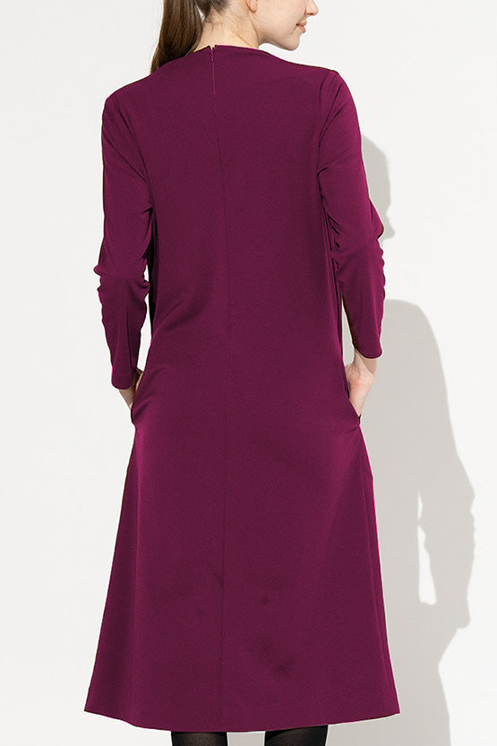 Effortless Ponte: Effortless Ponte Cowl Neck Dress