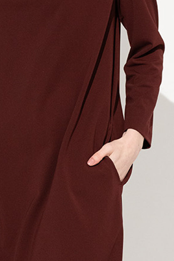 Effortless Ponte: Effortless Ponte Cowl Neck Dress