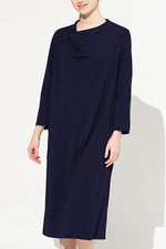 Effortless Ponte: Effortless Ponte Cowl Neck Dress