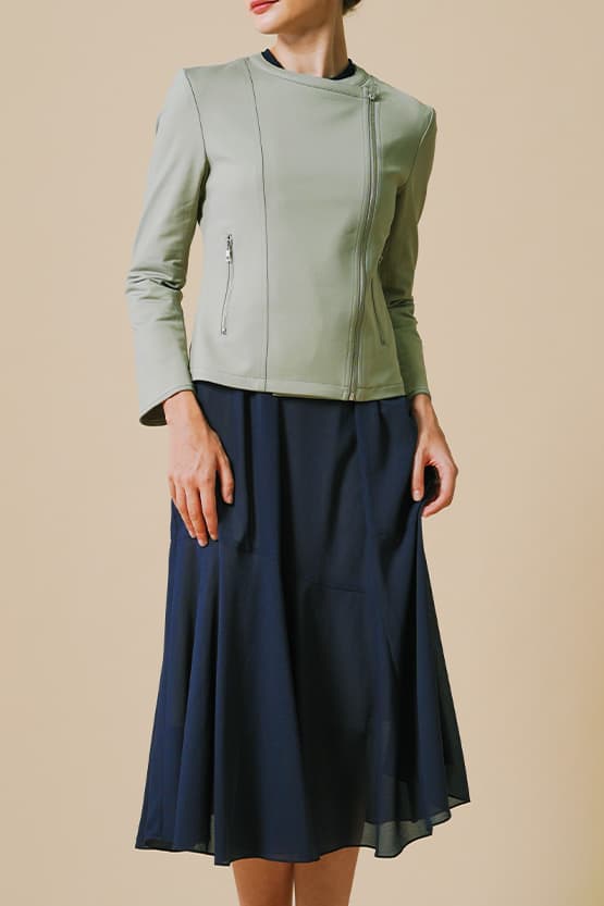 A beautiful mermaid A-line that sways with every step