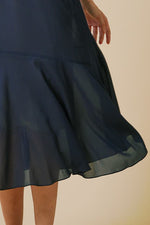 Stretch Chiffon Long Mermaid Dress