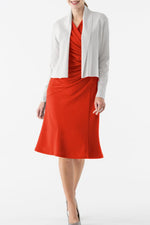 Stretch Jersey Gathered Dress