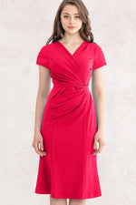 Hard-Twist Stretch / Cool Touch: Cooling Gather Dress