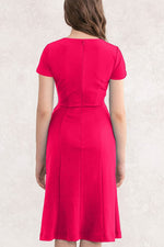 Hard-Twist Stretch / Cool Touch: Cooling Gather Dress