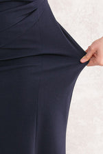 4-Way Stretch: 4-Way Jersey Gather Dress