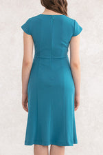 4-Way Stretch: 4-Way Jersey Gather Dress