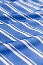 Stretch Jersey: Stretch Jersey Stripe Long Marilyn Dress