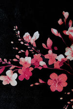 Stretch Georgette SAKURA Flare Dress with Bell Sleeves