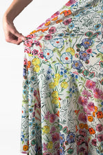 Stretch Chiffon: Stretch Chiffon - Kew Garden Long Mermaid Dress