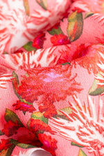 Reproduction / Stretch Chiffon: Coral Margaret Long Mermaid Dress