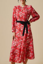 Reproduction / Stretch Chiffon: Coral Margaret Long Mermaid Dress