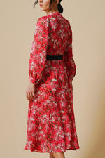 Reproduction / Stretch Chiffon: Coral Margaret Long Mermaid Dress