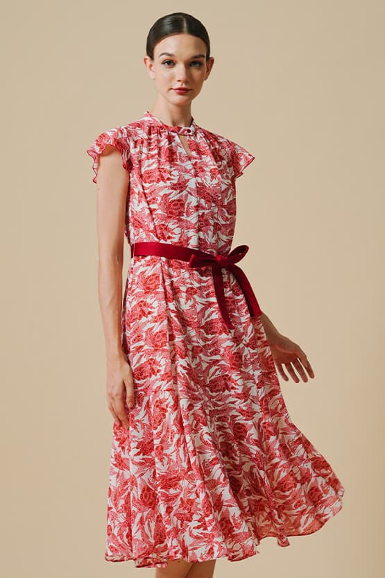 Stretch Chiffon: Long Mermaid Dress