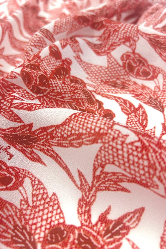 Stretch Chiffon: Long Mermaid Dress