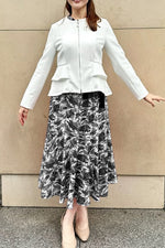 Stretch Chiffon: Long Mermaid Dress